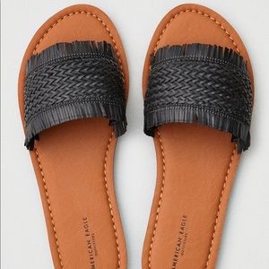 American Eagle Outfitters Chevron Strap Sandals